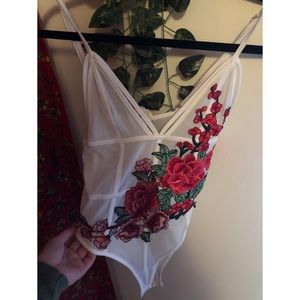 Embroided Bodysuit